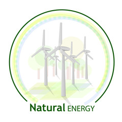 Natural energy logo
