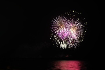 Fototapeta premium Colourful Fireworks