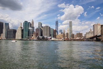 Fototapeta premium Nowy Jork - Panorama Manhattanu