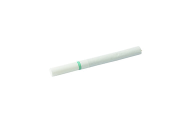 Cigarette isolated on white background with clipping path