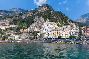 Fototapeta na wymiar Cityscape of Amalfi