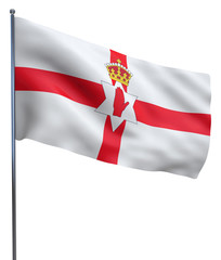 Northern Ireland Flag Waving
