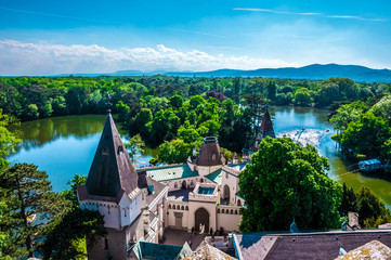 Castle Franzensburg and park of Laxenburg, Austria