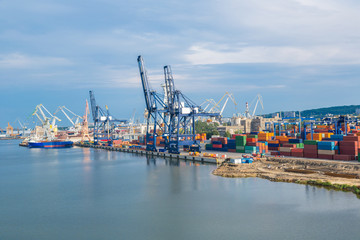 Fototapeta premium Deepwater Container Terminal in Gdansk