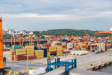 Fototapeta premium Deepwater Container Terminal in Gdansk