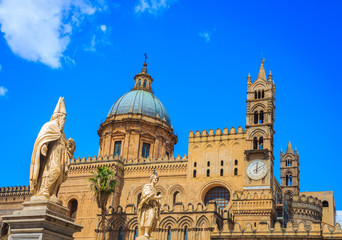 Fototapeta na wymiar The Cathedral of Palermo, Sicily, Italy.