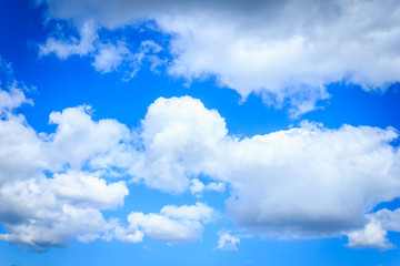 Blue sky clouds, natural background.