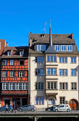 Fototapeta premium Strasbourg quai des bateliers