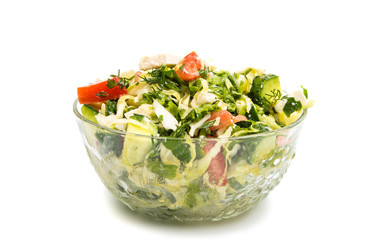 fresh vegetable salad