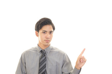 笑顔のビジネスマン