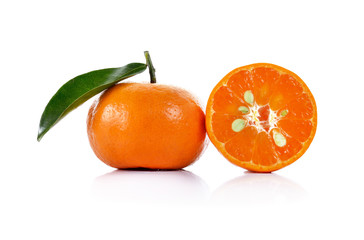 Orange isolated on white background