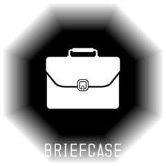 Briefcase icon. Vector illustration