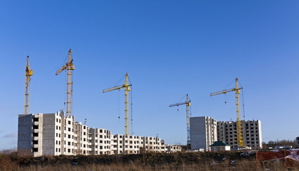 construction of the new building  