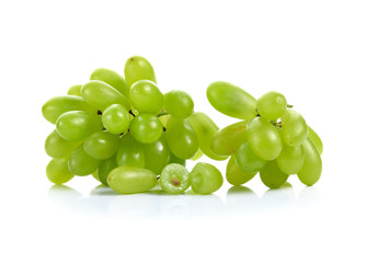 grapes isolated on over white background