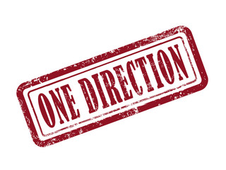 stamp one direction in red