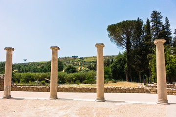 Naklejka premium Roman villa surrounding at Piazza Armerina, Sicily
