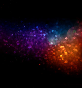 abstract blurred photo of bokeh light burst and textures
