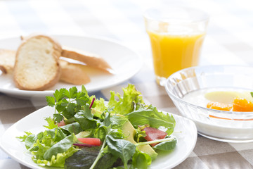 
ヘルシーな洋食