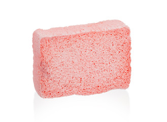 Simple sponge isolated on white