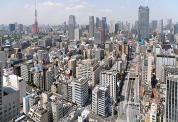 Obraz premium Tokyo downtown Japon 