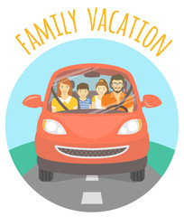 Family vacation trip by car