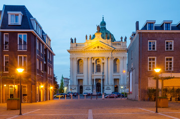 Fototapeta na wymiar Basilica of Saints Agatha and Barbara in Oudenbosch