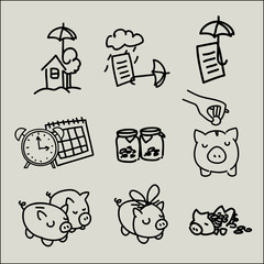 Doodle sketch saving and insurance
