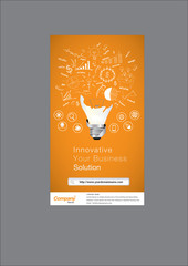 Abstract Orange Flyer Template