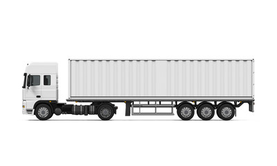 Obraz na płótnie Canvas Cargo Delivery Truck
