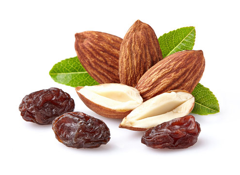 Almonds With Raisins