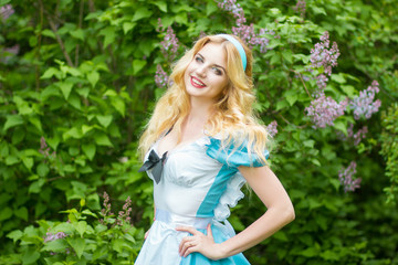 Fototapeta premium Portrait of a beautiful young blonde