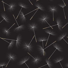 pattern with dandelion parachutes