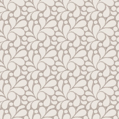 Vector seamless pattern of stylized petals