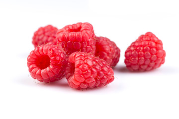raspberry isolated on white background