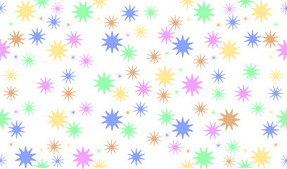 звезды, шары, круги, 