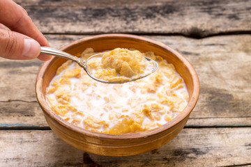 Healthy food background