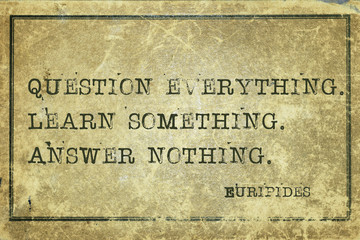 question Euripides