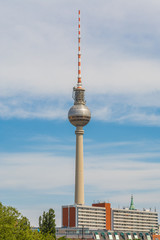 Naklejka premium Wieża telewizyjna w Berlinie