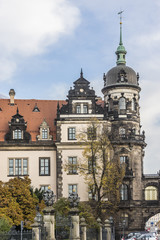 Fototapeta na wymiar Dresden Castle or Royal Palace (Residenzschloss) Dresden. 