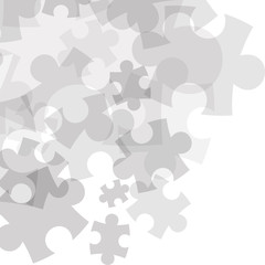 Abstract monocolor puzzle background