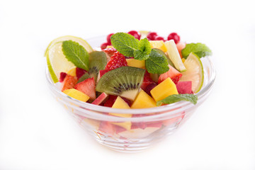 fruit salad in bowl