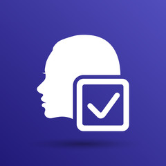 Woman face fashion icon remains young girl beauty