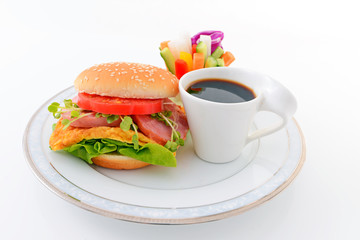 ハンバーガーセット