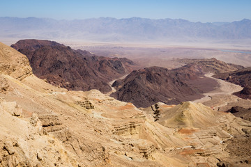 Fototapeta na wymiar Desert mountains and cliffs.