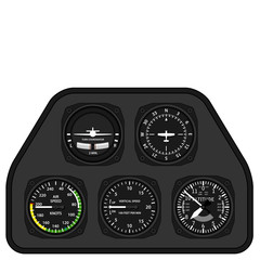 vector aviation airplane glider dashboard