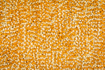 Yellow and White thread texture background