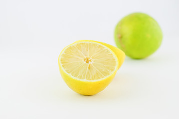 Fresh lemon isolated