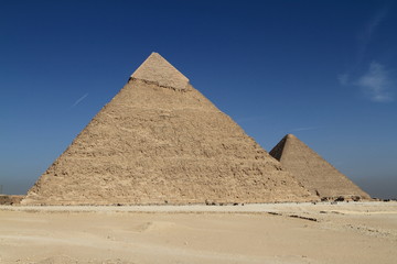 Die Pyramiden und Sphinx von Gizeh in Ägypten