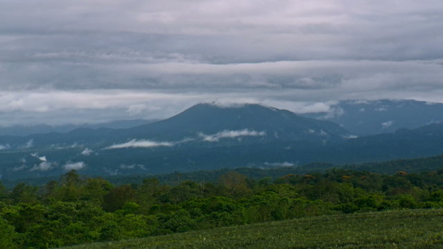 Costa Rica mountain time lapse