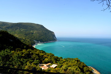 Fototapeta premium The beach of Sirolo Conero Italy